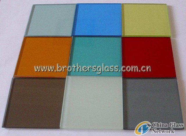 Colored Laminated Glass(Blue,Grey,Orange,Red and so on)